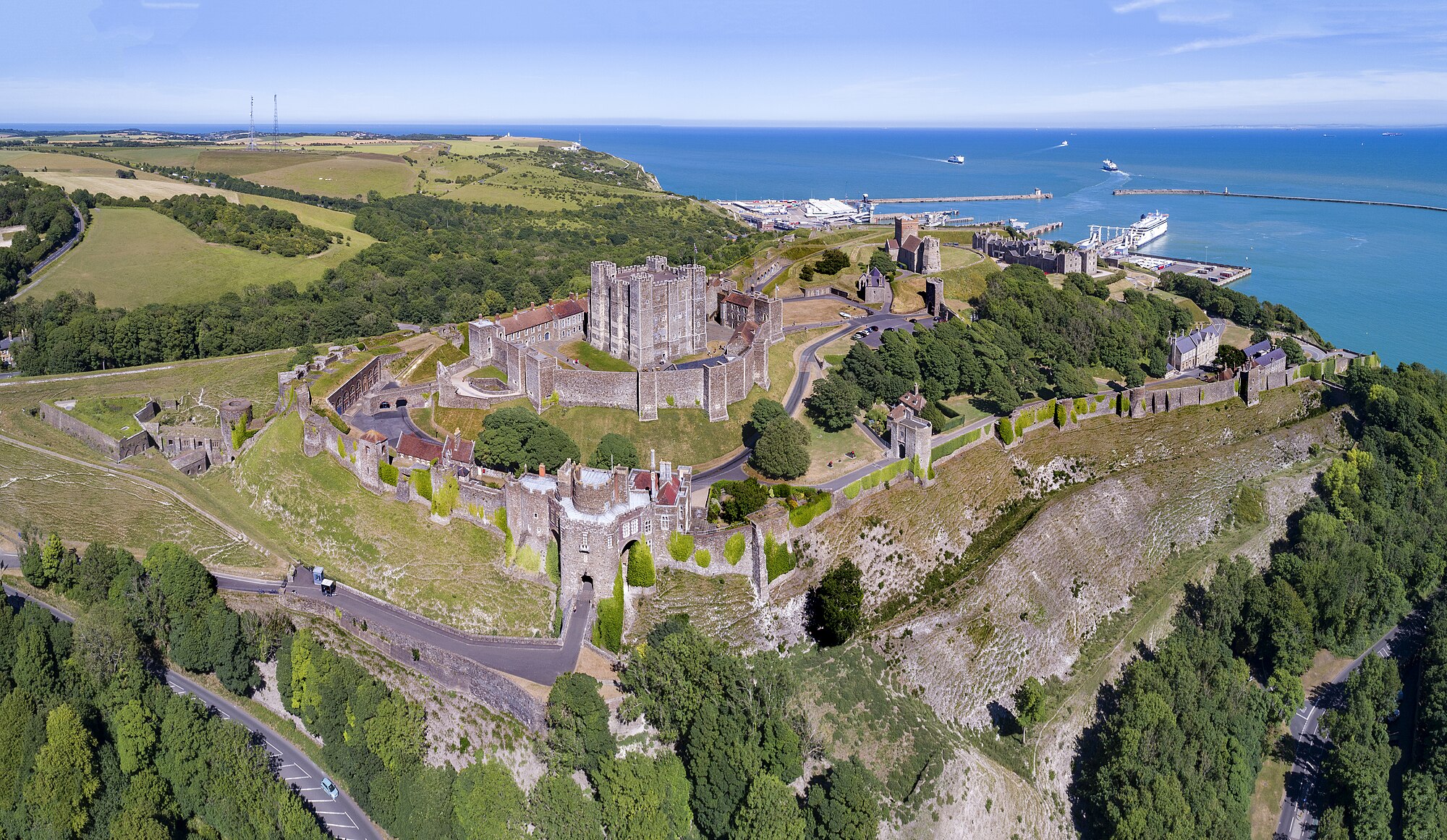 Dover Castle in Dover, Kent
